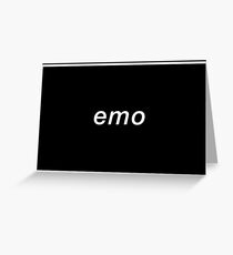 emo Greeting Card