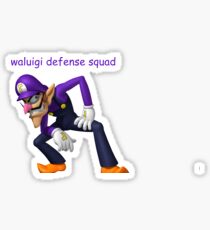 waluigi defense squad 2k17 Sticker