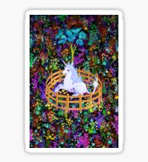 The Last Unicorn in Captivity Sticker