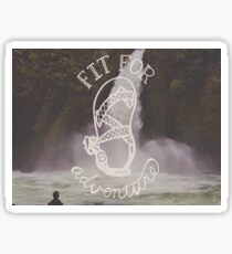 Chacos are fit for adventure Sticker