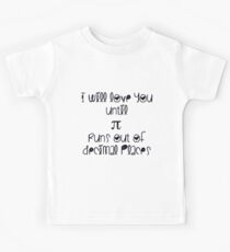 Never ending pi love Kids Tee
