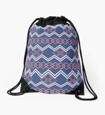 zigzags Drawstring Bag