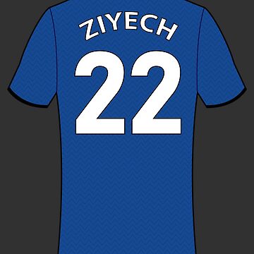 Hakim Ziyech football jersey with number' Sticker for Sale by  Justtrendytees