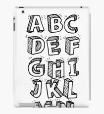 Alphabet iPad Case/Skin