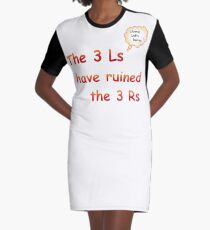3Ls v 3Rs Graphic T-Shirt Dress