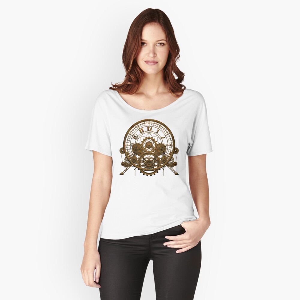 Vintage Steampunk Time Machine #1 Relaxed Fit T-Shirt