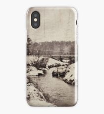 snow scene iPhone Case/Skin