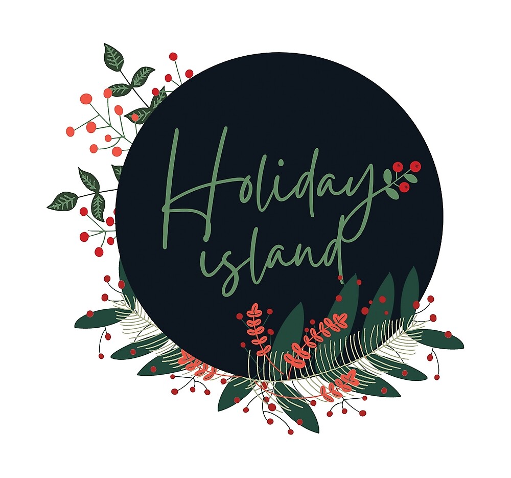 "Holiday island" by artredstar Redbubble