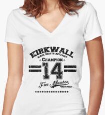 Pro Mage- Champion of Kirkwall Vintage Women's Fitted V-Neck T-Shirt