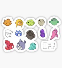 OFF - Faces of evil Sticker