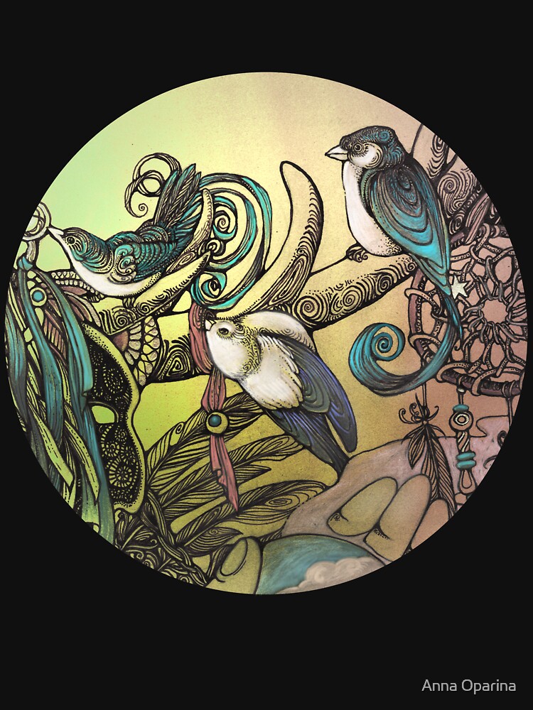 Three birds by Oparina