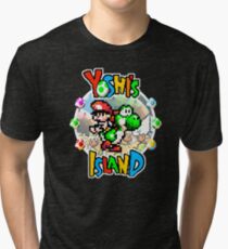 YOSHI'S ISLAND Tri-blend T-Shirt