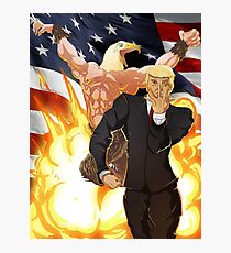 Trump's Bizarre Election - Jojo's Bizarre Adventure Trump Photographic Print