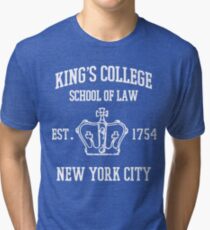 HAMILTON BROADWAY MUSICAL King's College Rechts- schule Est. 1854 Größte Stadt der Welt Vintage T-Shirt