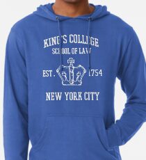 HAMILTON BROADWAY MUSICAL King's College Rechts- schule Est. 1854 Größte Stadt der Welt Leichter Hoodie