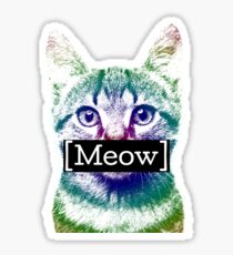 Rainbow Cat Meow Sticker