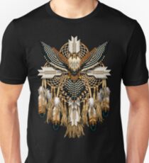 Aplomado Falcon Native American Mandala Unisex T-Shirt