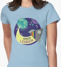 Certified Space Lesbian Women's Fitted T-Shirt