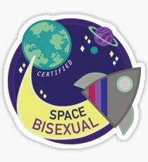 Certified Space Bisexual Sticker