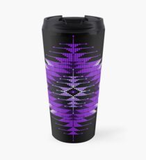 Purple Native American Southwest-Style Sunburst Travel Mug