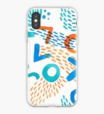 Watercolor Brushstrokes Colors One iPhone Case