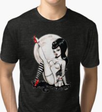 Alice in Zombieland - Alice does Zombieland (Black) Tri-blend T-Shirt