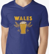 Wales Men's V-Neck T-Shirt