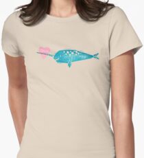 Narwhal Love Women's Fitted T-Shirt