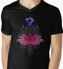 Lotus-Om Men's V-Neck T-Shirt