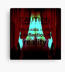 media news Canvas Print