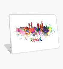 Riad Skyline im Aquarell Laptop Skin
