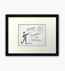 George Lassos the Moon Framed Print