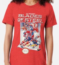 NES Blades of Steel Tri-blend T-Shirt