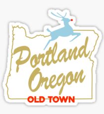 Pegatina Portland Oregon - Hecho en Oregon Sign