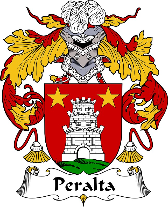 "Peralta Coat of Arms/Family Crest" Stickers by William Martin Redbubble