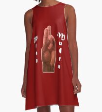 Pran Mudra - The Gesture of Life A-Line Dress