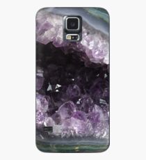 Amethyst Geode Hülle & Klebefolie für Samsung Galaxy