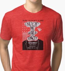 Mr. Robot End of the World Party Tee Tri-blend T-Shirt