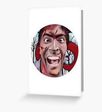 Evil Dead Ash Greeting Card