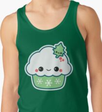 Green Christmas Cupcake Tank Top