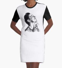 Andrew Scott scribble Graphic T-Shirt Dress