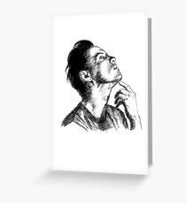 Andrew Scott scribble Greeting Card