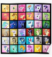 Pony Blocks Poster