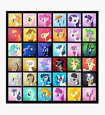 Pony Blocks Photographic Print
