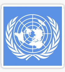 Pegatina Logotipo de la ONU