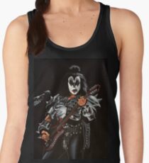 Gene Simmons of Kiss Painting Women's Tank Top