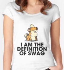 Pokemon Swag Women's Fitted Scoop T-Shirt