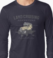 Every Mile Tells a Story - grey print Long Sleeve T-Shirt