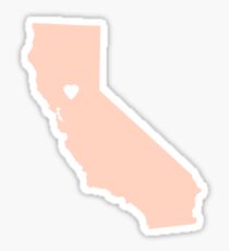 California Peach Sticker