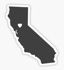 California Charcoal Sticker